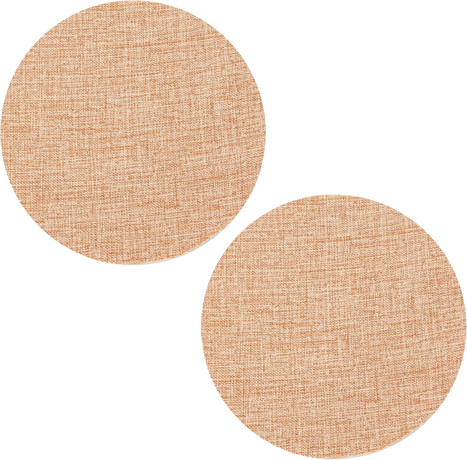 Kiven Led Light Cover,Lampshade Diffuser, 4.7in in Dia,Linen Diffuser, LED Light Blocking Stickers for Recessed Light/Can Light, Table Lamp, Ceiling Light, Downlight