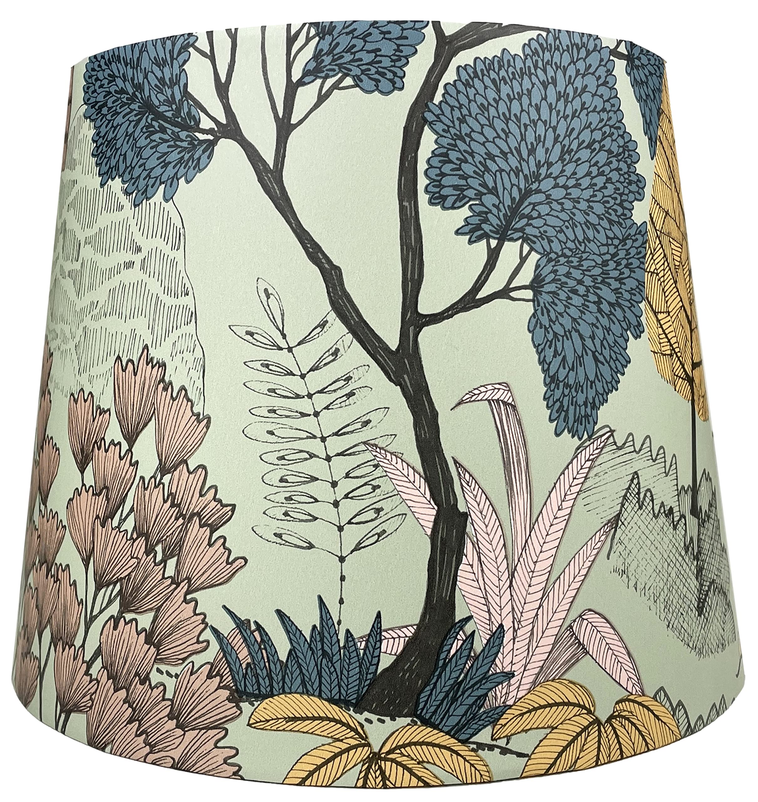 Tropical Table Lamp Shade Ceiling Light Shade Green Jungle Palm Leaf Leaves Flower Forest Tree Lampshades Home Decor Bedroom Accessories