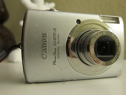 Miniatura 6 de Canon PowerShot SD870IS Cámara digital de 8MP con zoom estabilizado de imagen óptica de gran angular de 3.8x (plata)