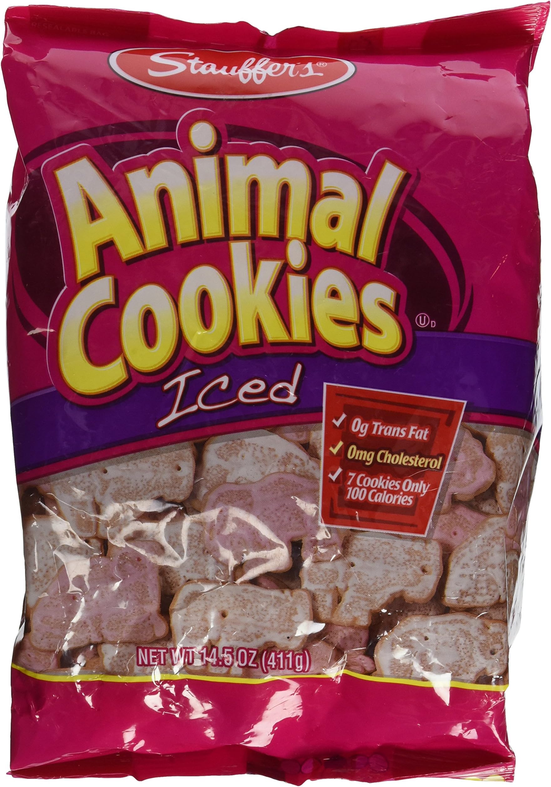 Stauffer Cookie Iced Animal 14.5 Oz