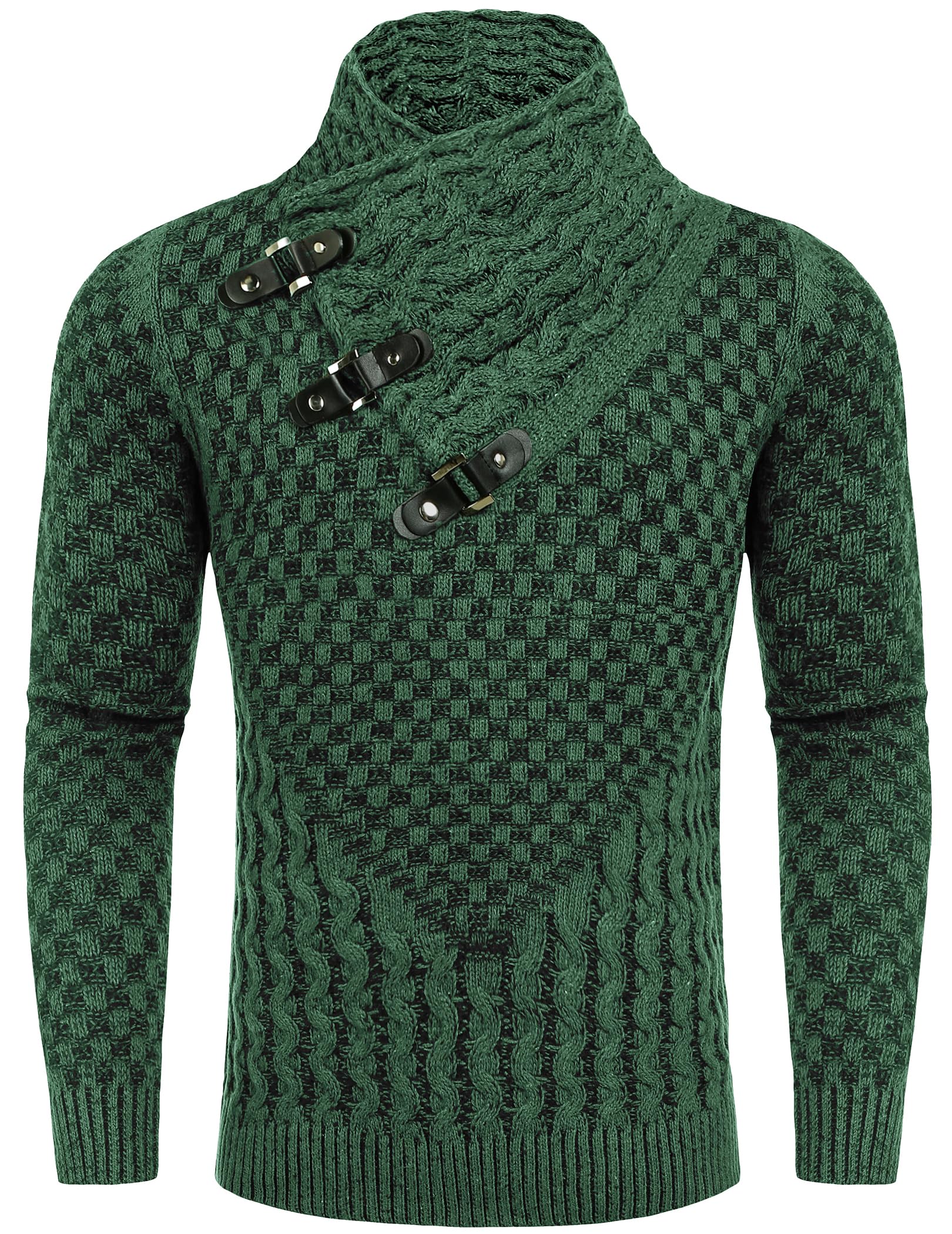 Pull col roulé homme COOFANDY ajusté pour supprimer les frissons - 5