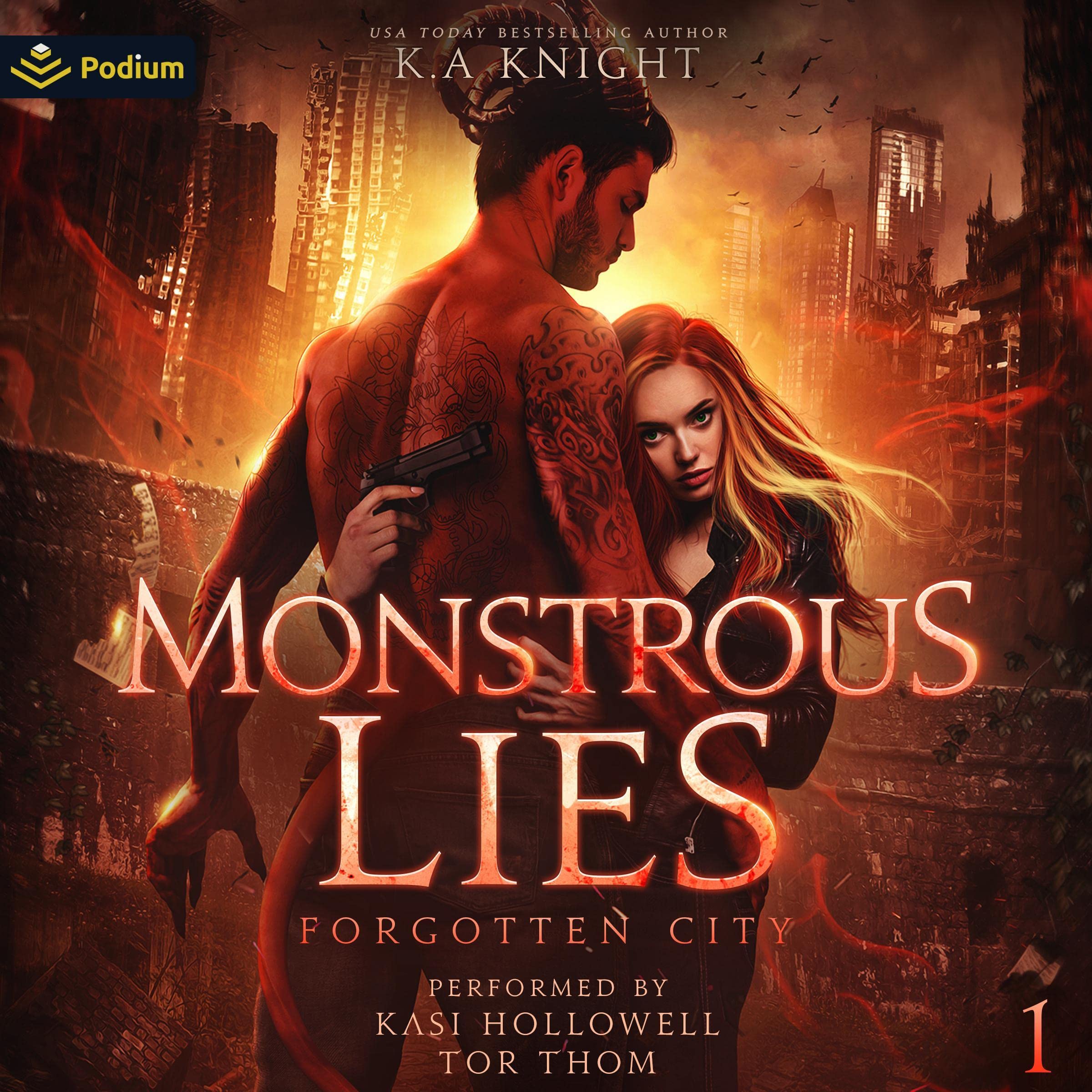 Cover art for Monstrous Lies