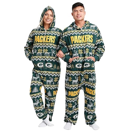 Unisex NFL Team Logo Pajamas One Piece Onesie