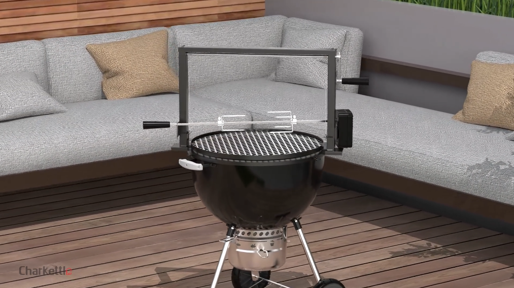 Amazon.com : Skyflame Charkettle BBQ Grill Rotisserie System Kit