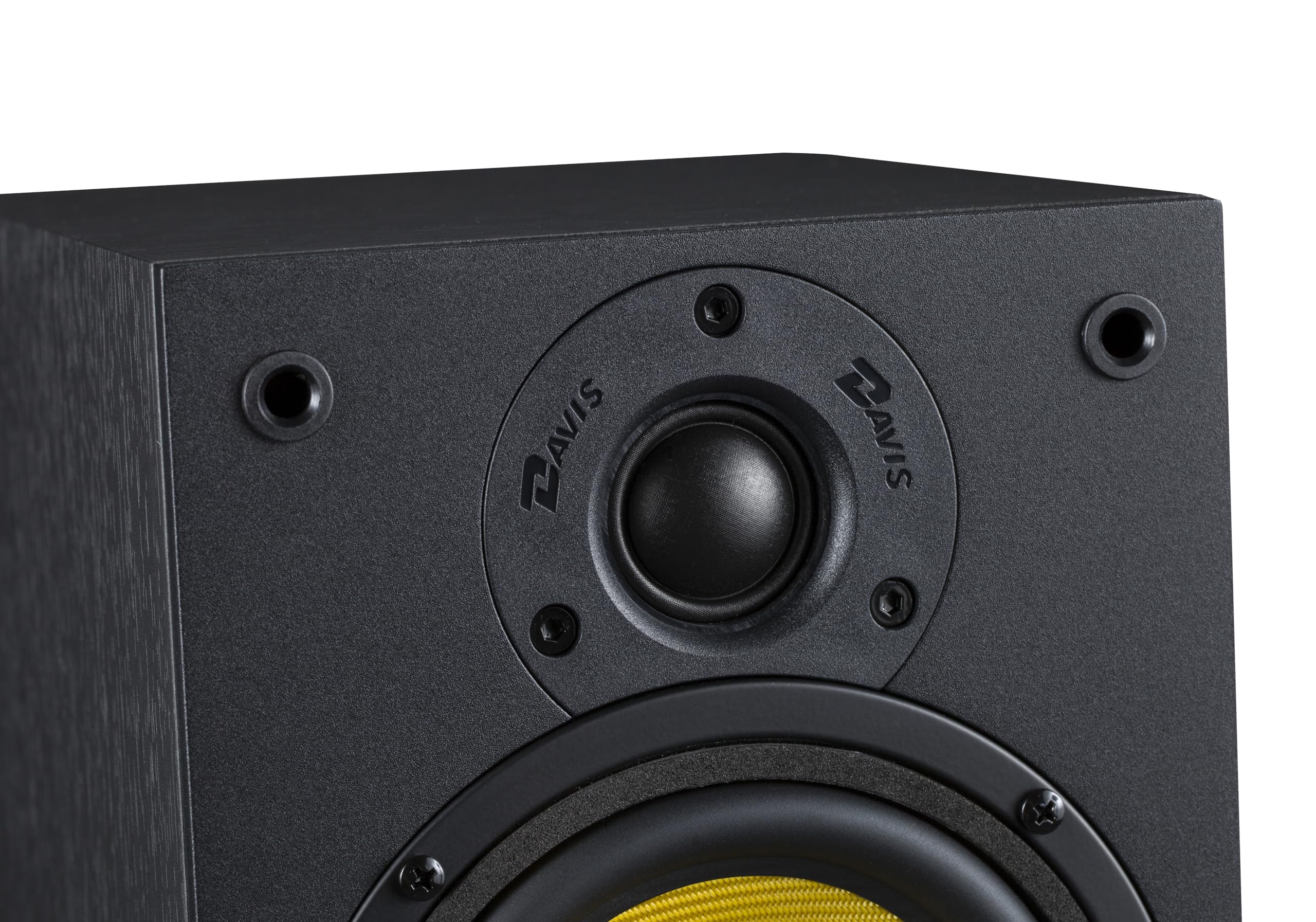 Davis Acoustics Mia 20 Noir - Paire d'enceintes étagère 2 Voies/2 Haut-parleurs