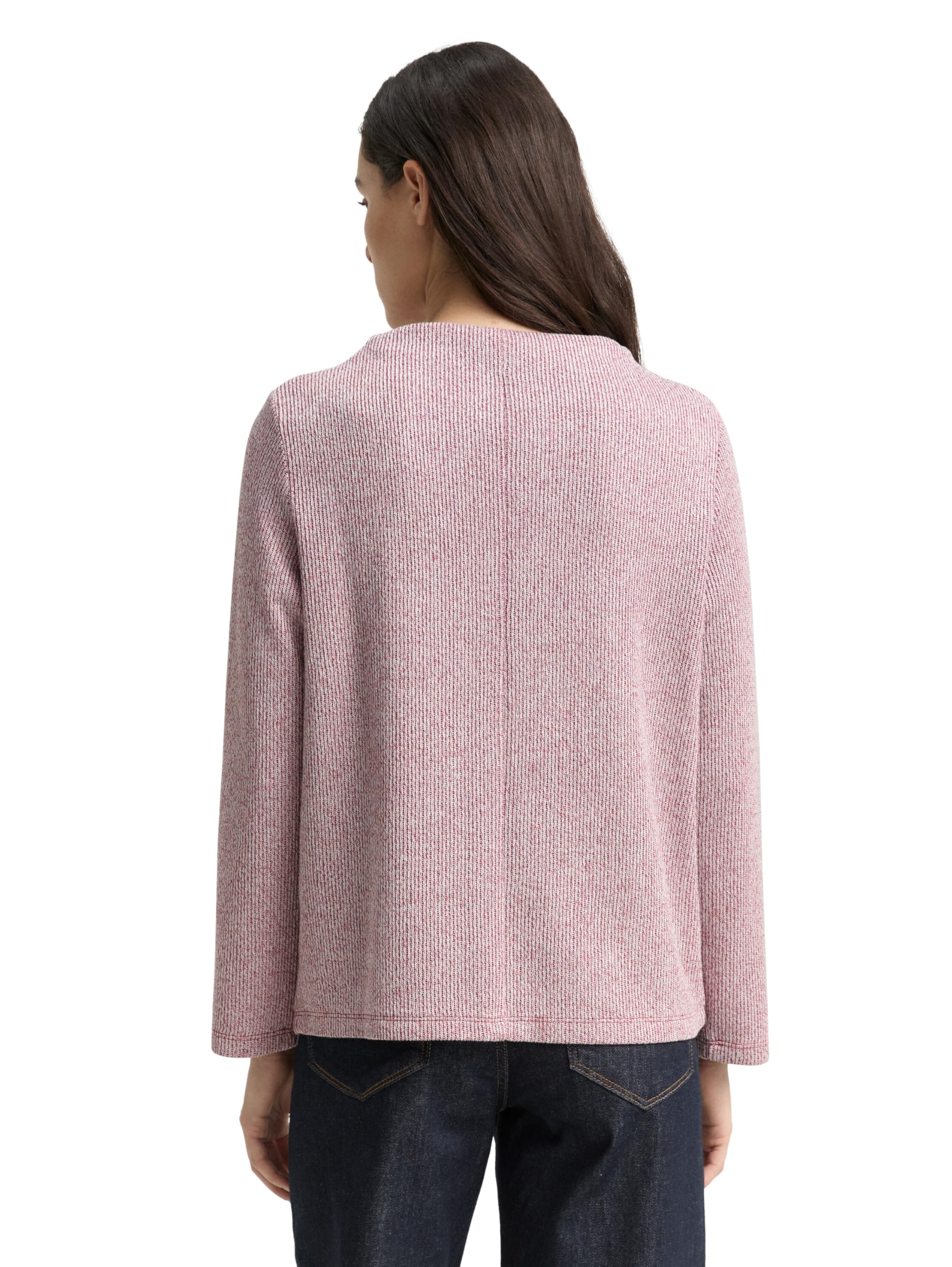Tom Tailor Damen 1049009 Sweatshirt mit Stehkragen