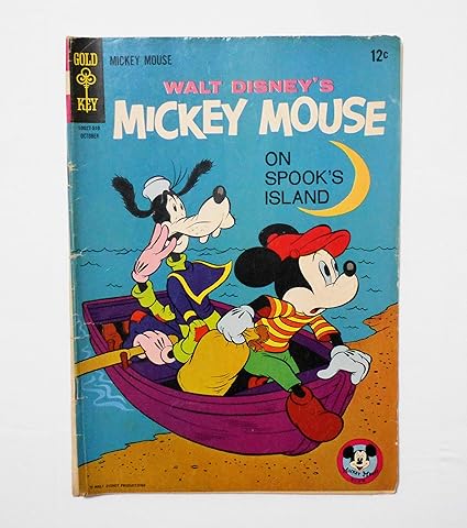 Amazon ミッキーマウス Walt Disney S Mickey Mouse On Spook S Island 103 中古アメコミ Gold Key 1965年 ディズニー 通販