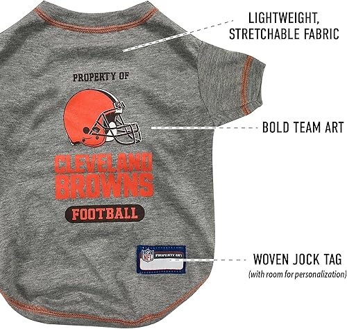 Vista 143 de Camisa de la NFL para mascota, para perros y gatos, duradera, 5 tamaños disponibles en 32 equipos de la NFL, camisetas de la NFL para mascotas