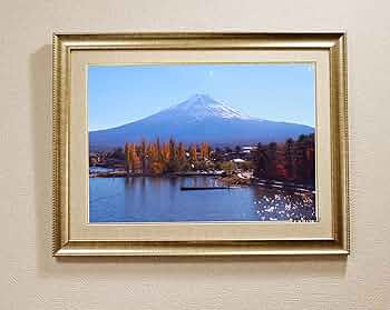 Amazon.co.jp: 【HAIKAU】 アートフォトフレーム 自然風景写真 額縁