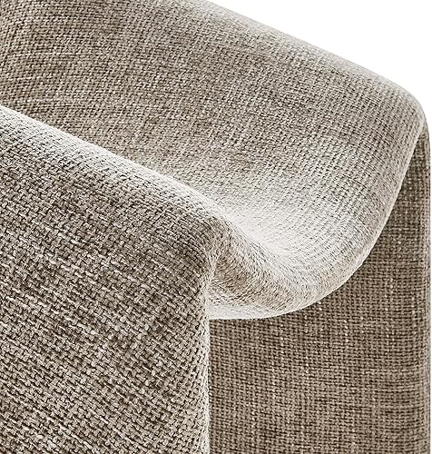 Miniatura 9 de Modway Vivi - Sillón de Acento Tapizado en Chenilla Caqui Felpa, Sillón Cómodo, Ideal como Silla Barrel Moderna, Silla de Lectura y Descanso para