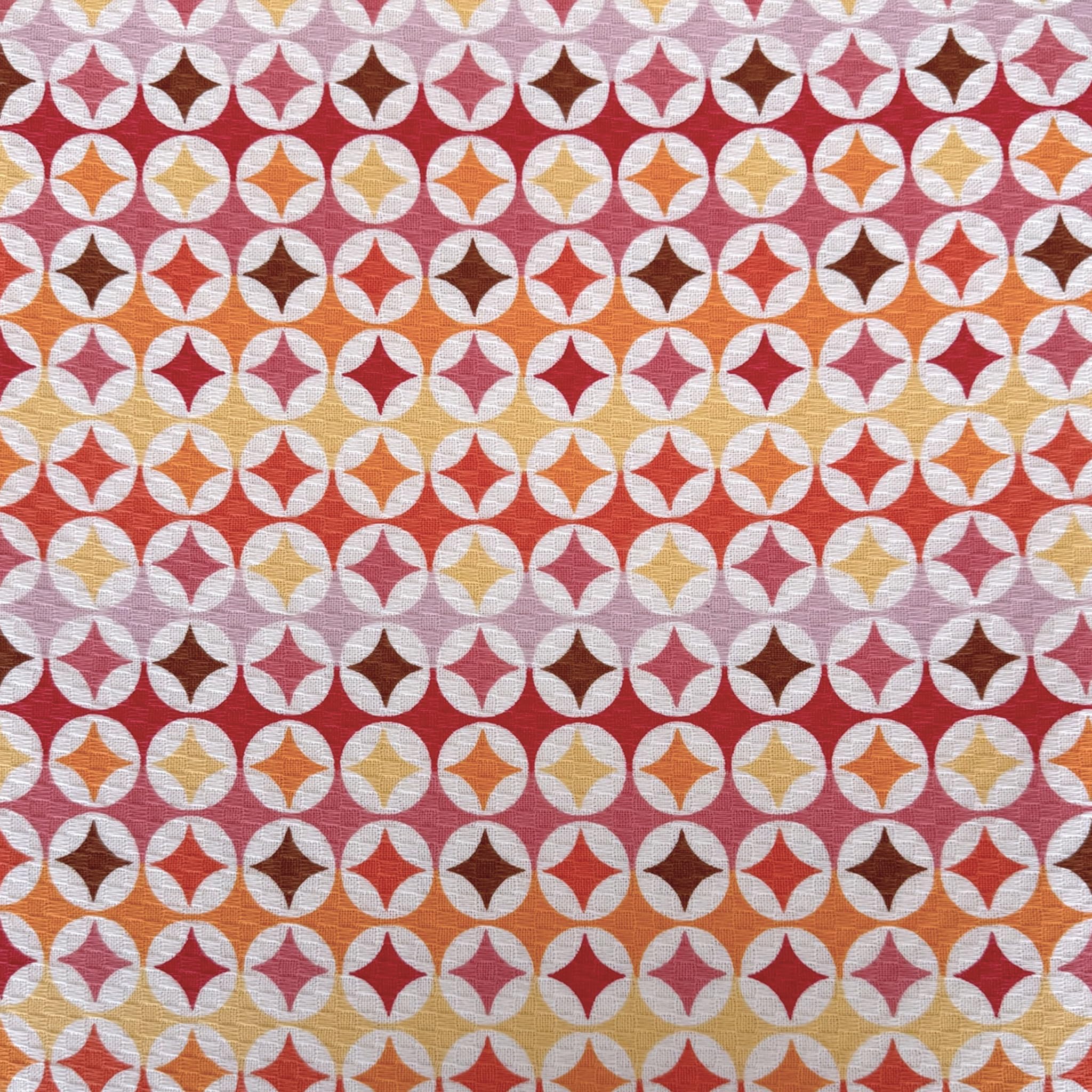 Caleffi Copriletto Matrimoniale Piquet Optical Art 260x260 in Misto Cotone