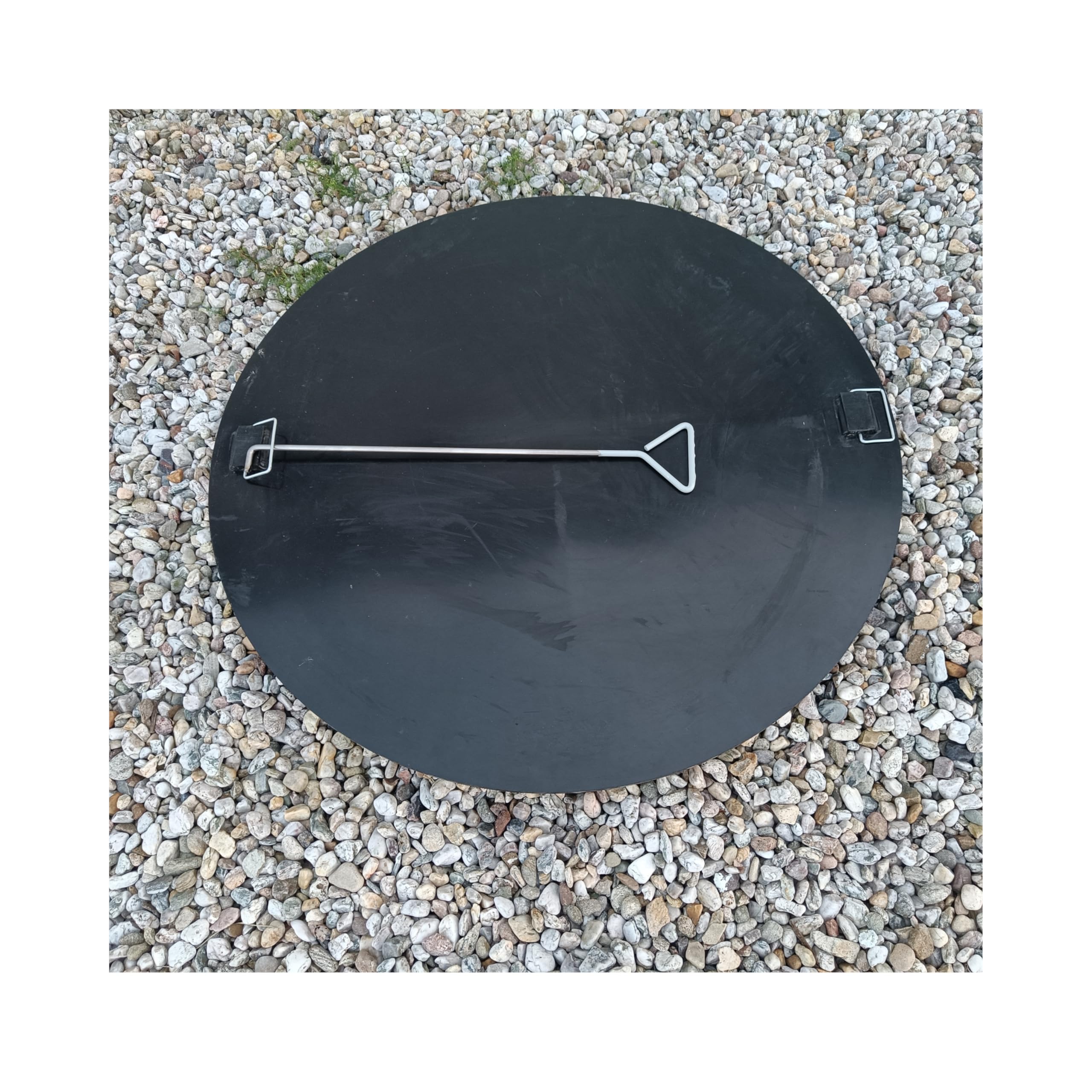 Varile Baie universelle de 100 x 100 cm avec large entrée en plastique (sans fond) (plaque de couvercle 120 cm)