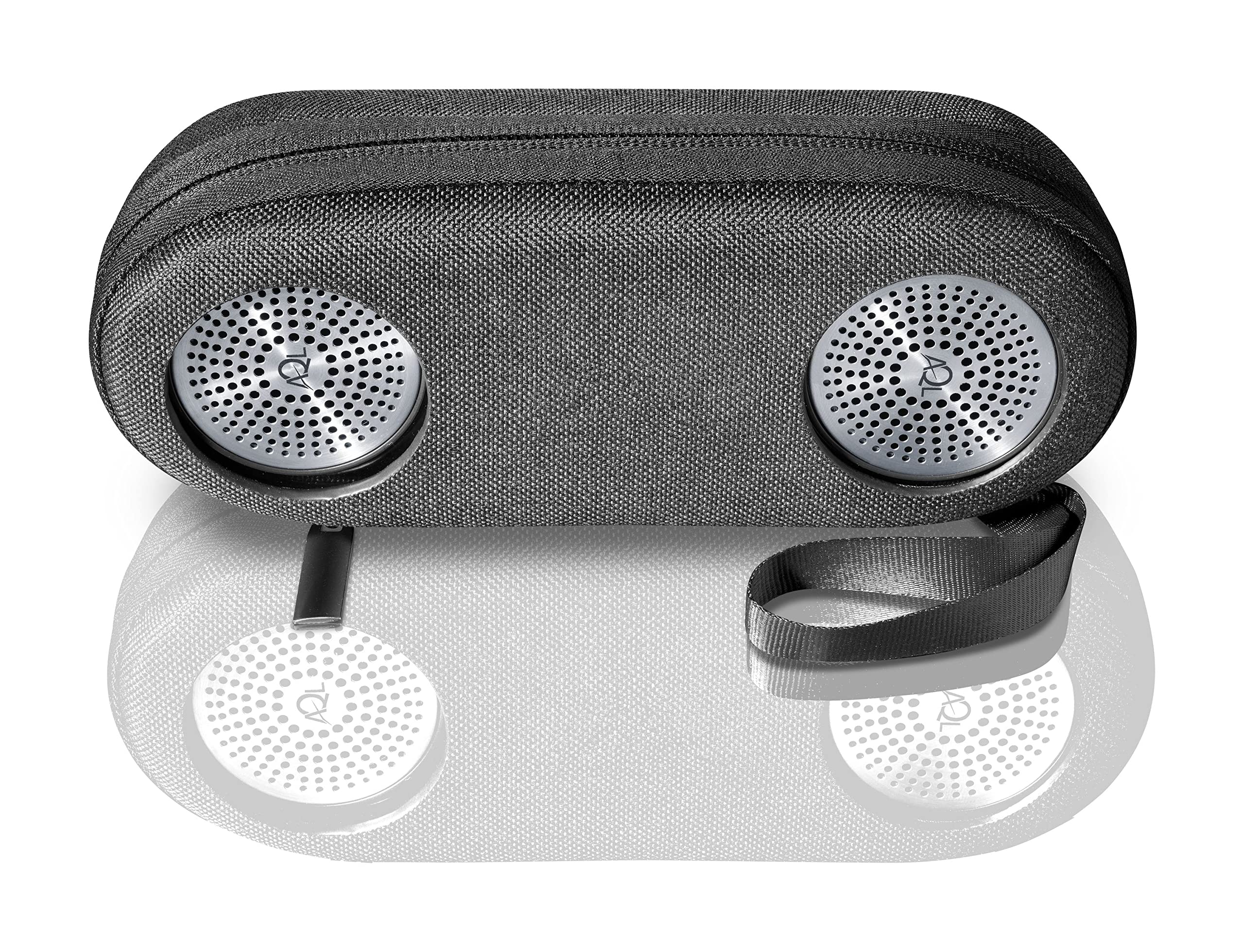 AQL Concerto | Altoparlante Bluetooth 4.2 Stereo Wireless Portatile Speaker per Iphone, Samsung, Huawei e altri Smartphone con Custodia Rigida da Viaggio - Autonomia 8 Ore - Potenza 6W