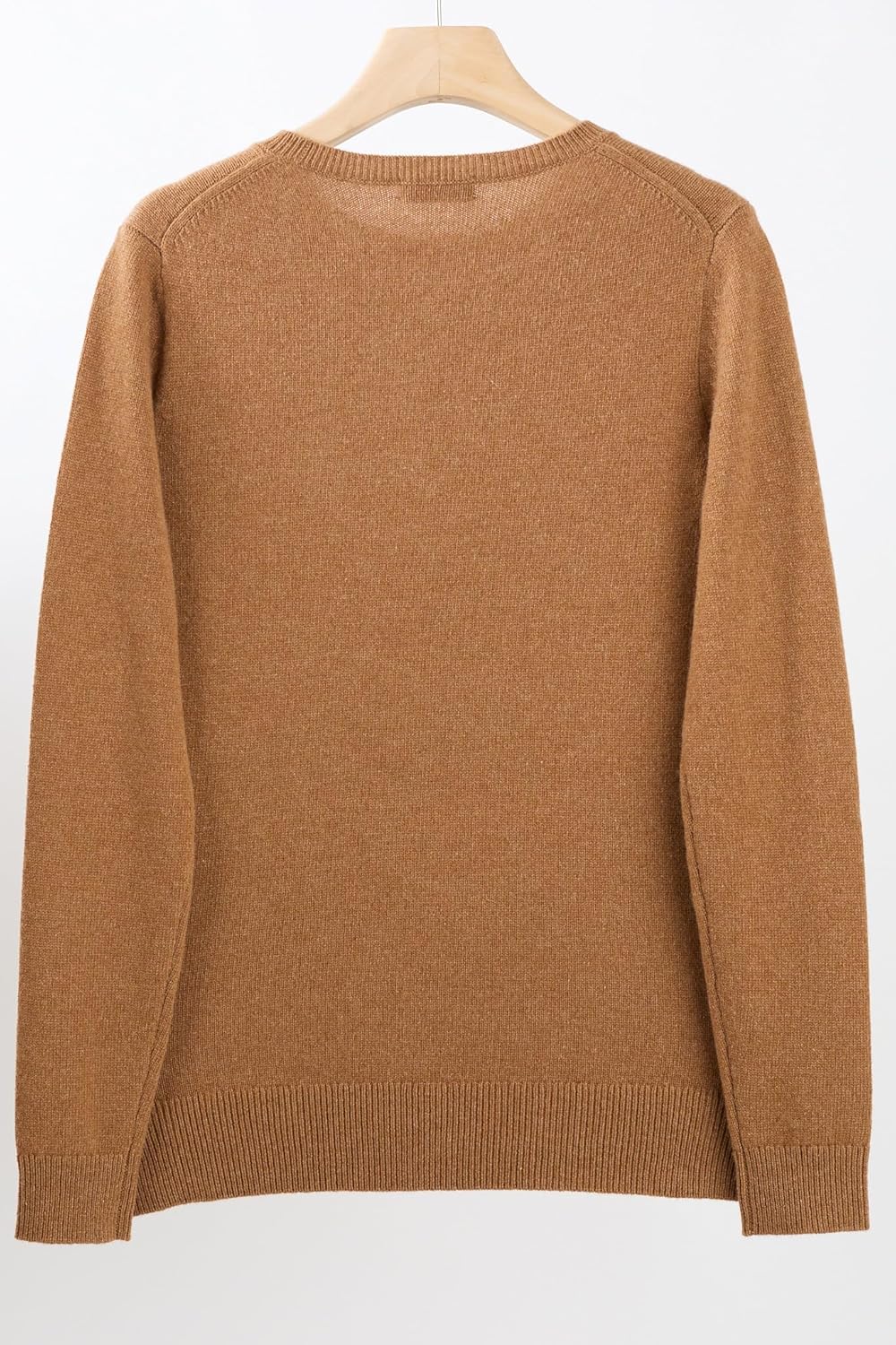 JENNIE LIU Womens 3-ply Cashmere Crewneck Sweater | Winter Cozy Cashmere Sweaters for Women - Image 5