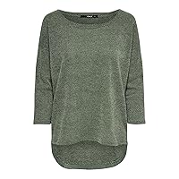 Only Onlalba 3/4 Top Jrs Noos T-shirt, Verde (Green Bay Green Bay)