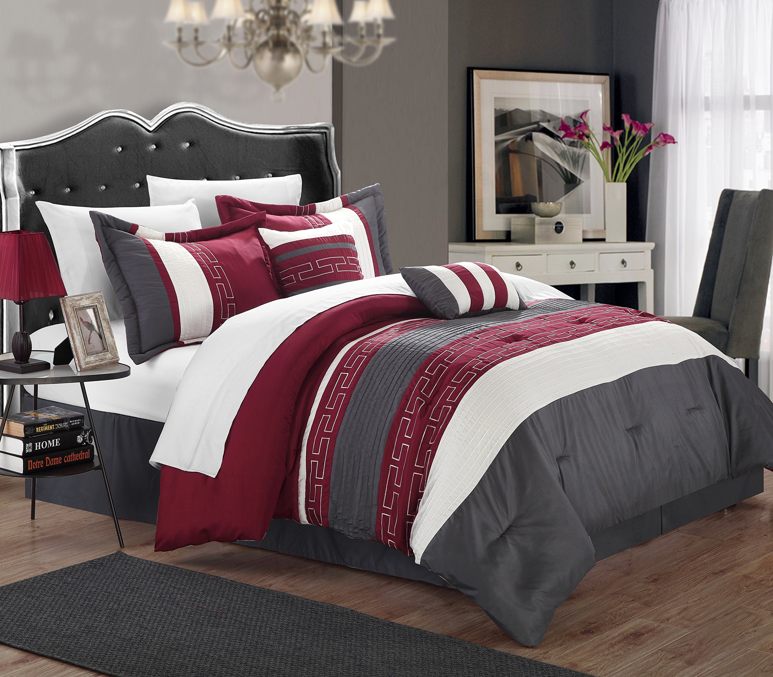 10-Piece Comforter Set King Size 