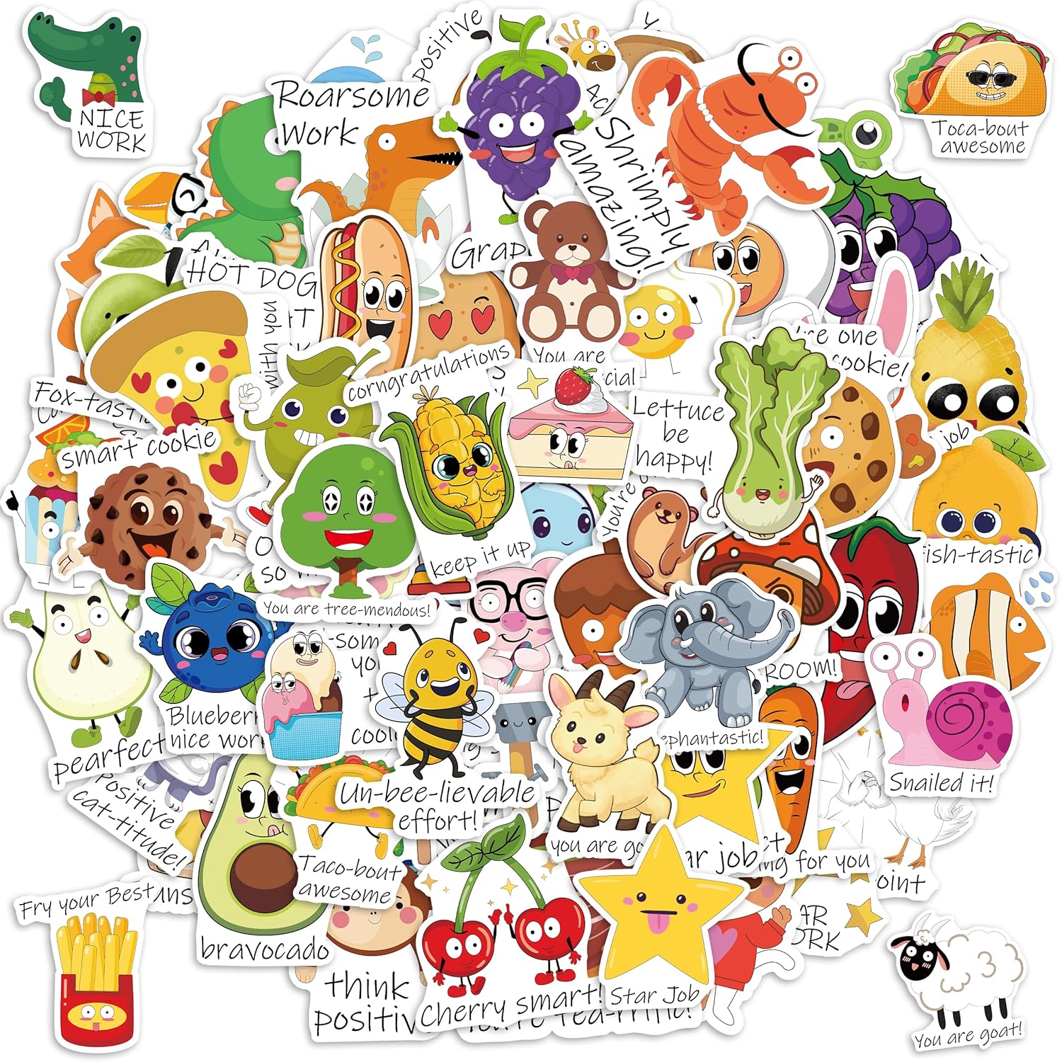 LINAYE 150 PCS Easter Stickers Vinyl Waterproof Non-Repeating Adhesive Easter Stickers Bulk for Kids Water Bottle Party Favors Crafts & Gifts for Boys Girls Teens Adults