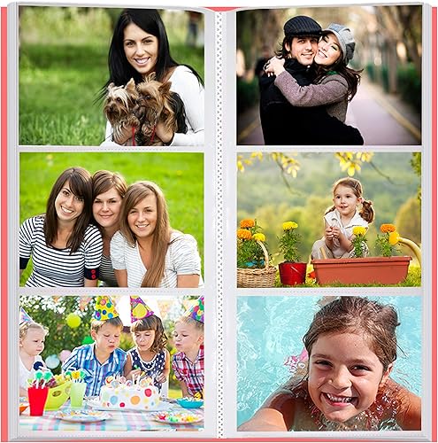 Miniatura 4 de Pioneer Photo Albums CF-3 - Álbum de fotos de 144 bolsillos con cubierta de polietileno, color rojo (CF-3/R)