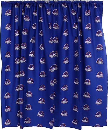 Miniatura 2 de College Covers Everything Comfy Boise State Broncos - Juego de paneles de cortina, 2 paneles, 2 alzapaños a juego, 42 pulgadas de ancho por 63