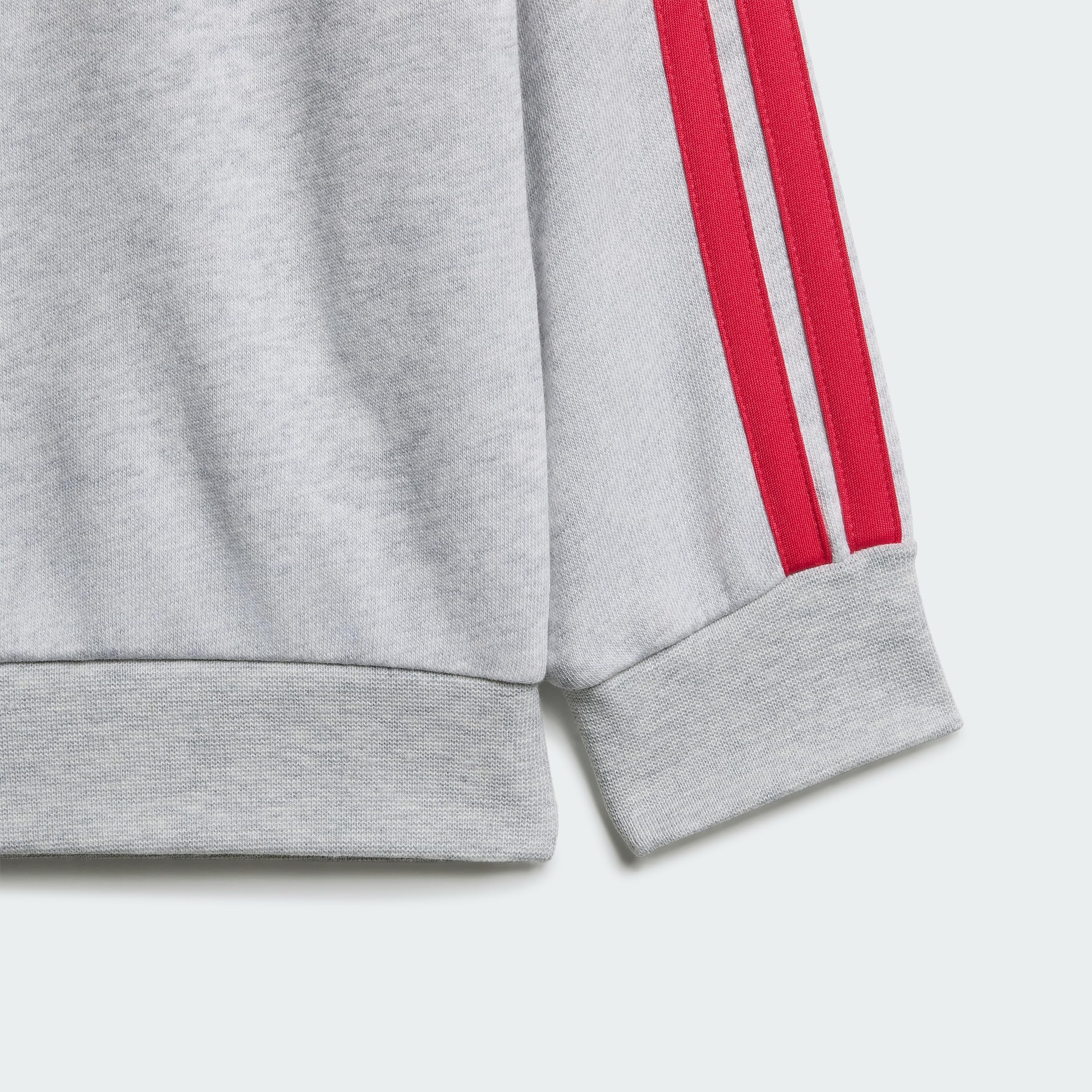 adidas Uniseks - niemowleta Essentials Jogger Track_Suit, light grey heather/power pink, 6-9 Months
