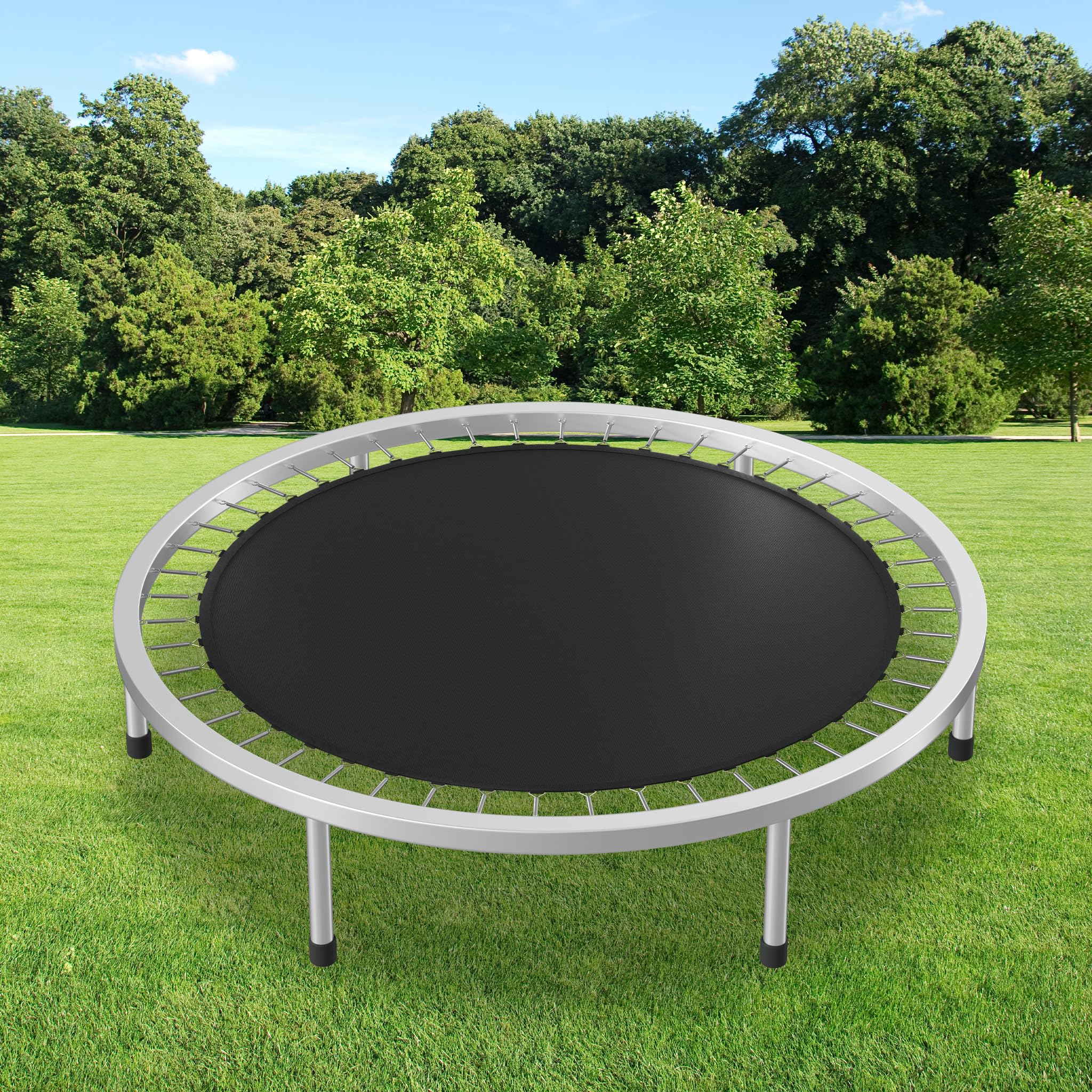 FIVMEN Tapis de saut de rechange pour trampoline avec crochets en forme de T et œillets - Pièce de rechange pour trampoline