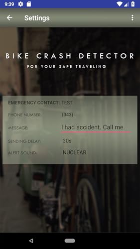 Bike Crash Detector