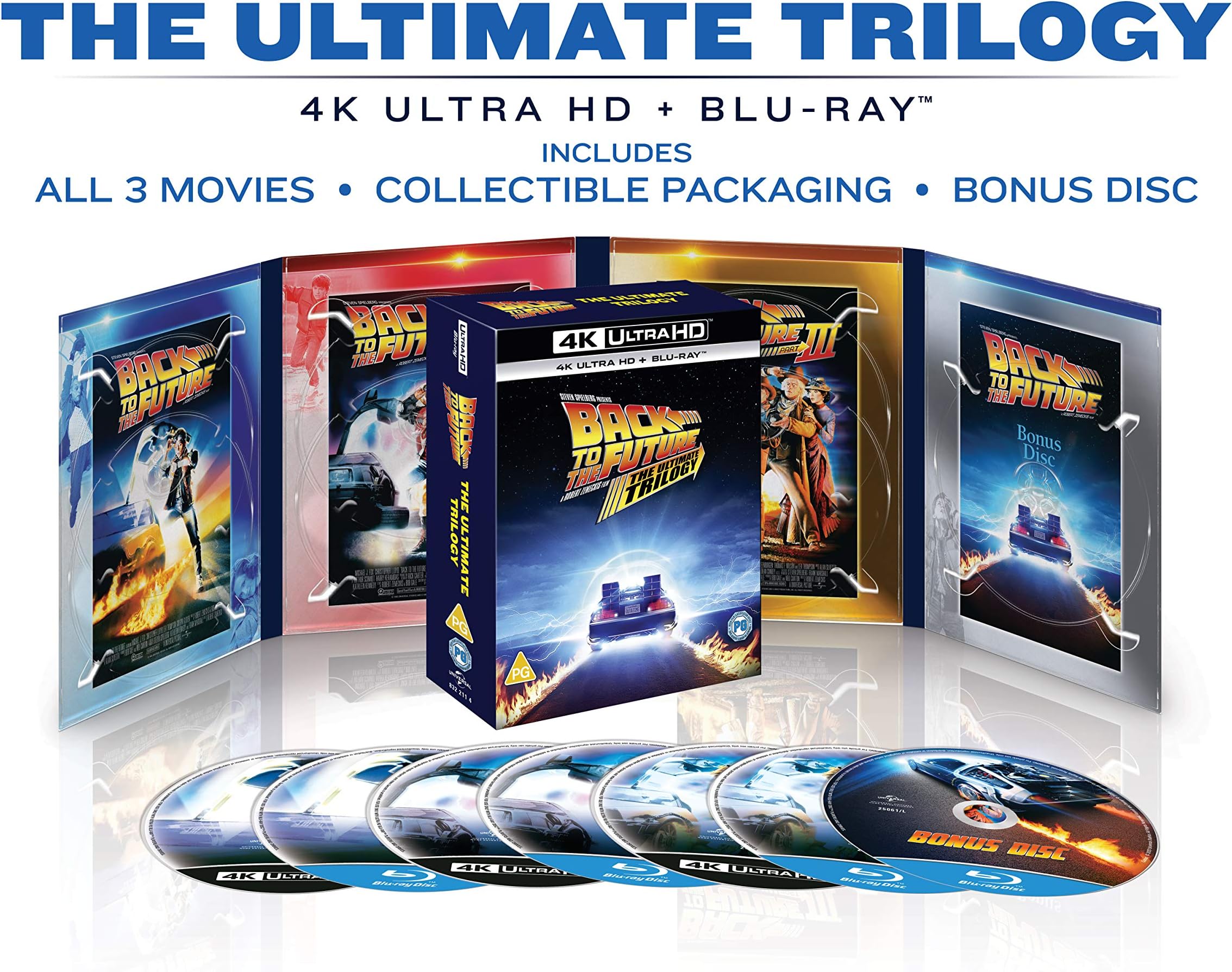 Back To The Future: The Ultimate Trilogy (4K Ultra-HD) [Blu-ray] [2020] [Region Free]