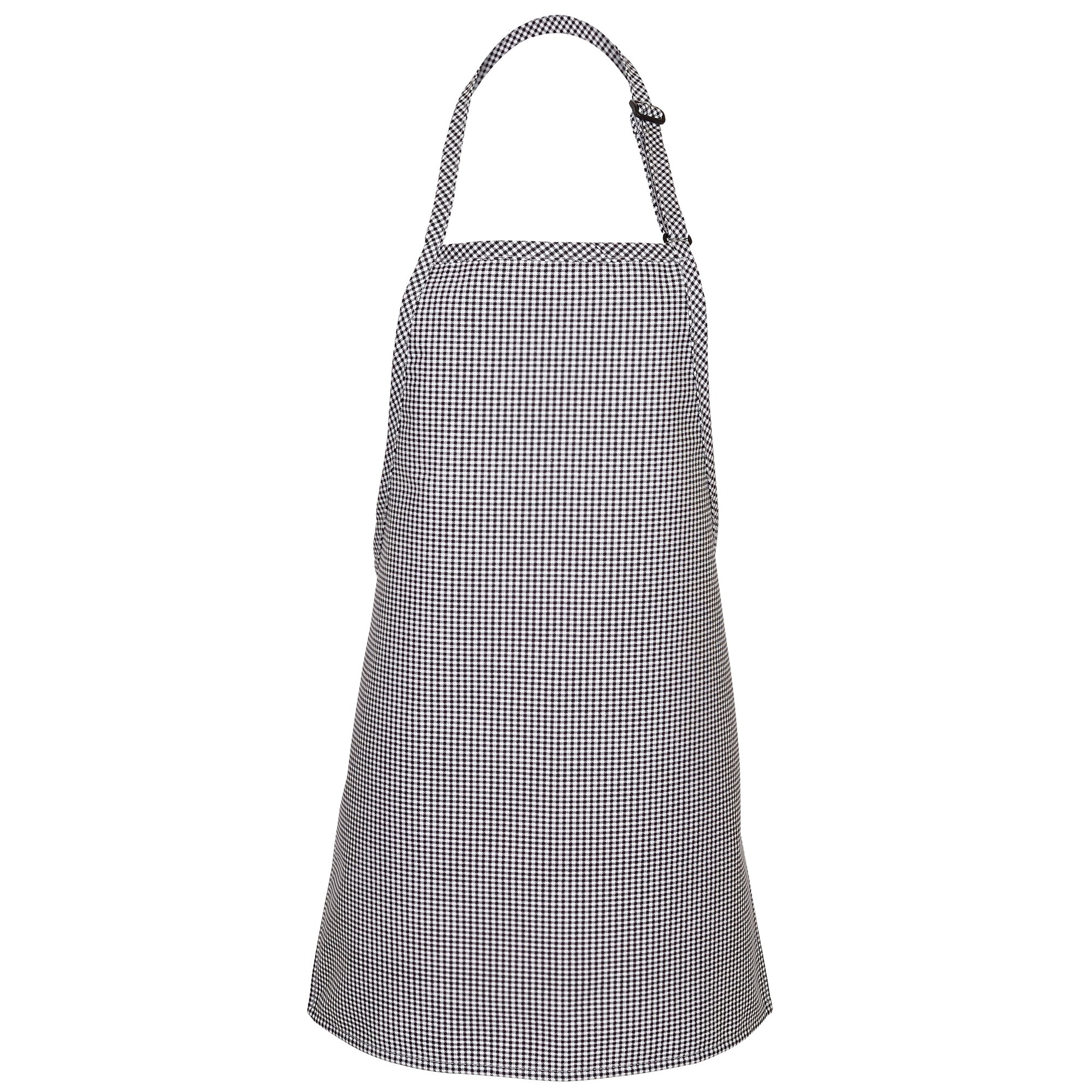 FAME [DISCONTINUED] F33 Bib Apron with Adjustable Neck - Houndstooth (WFA18586HO)