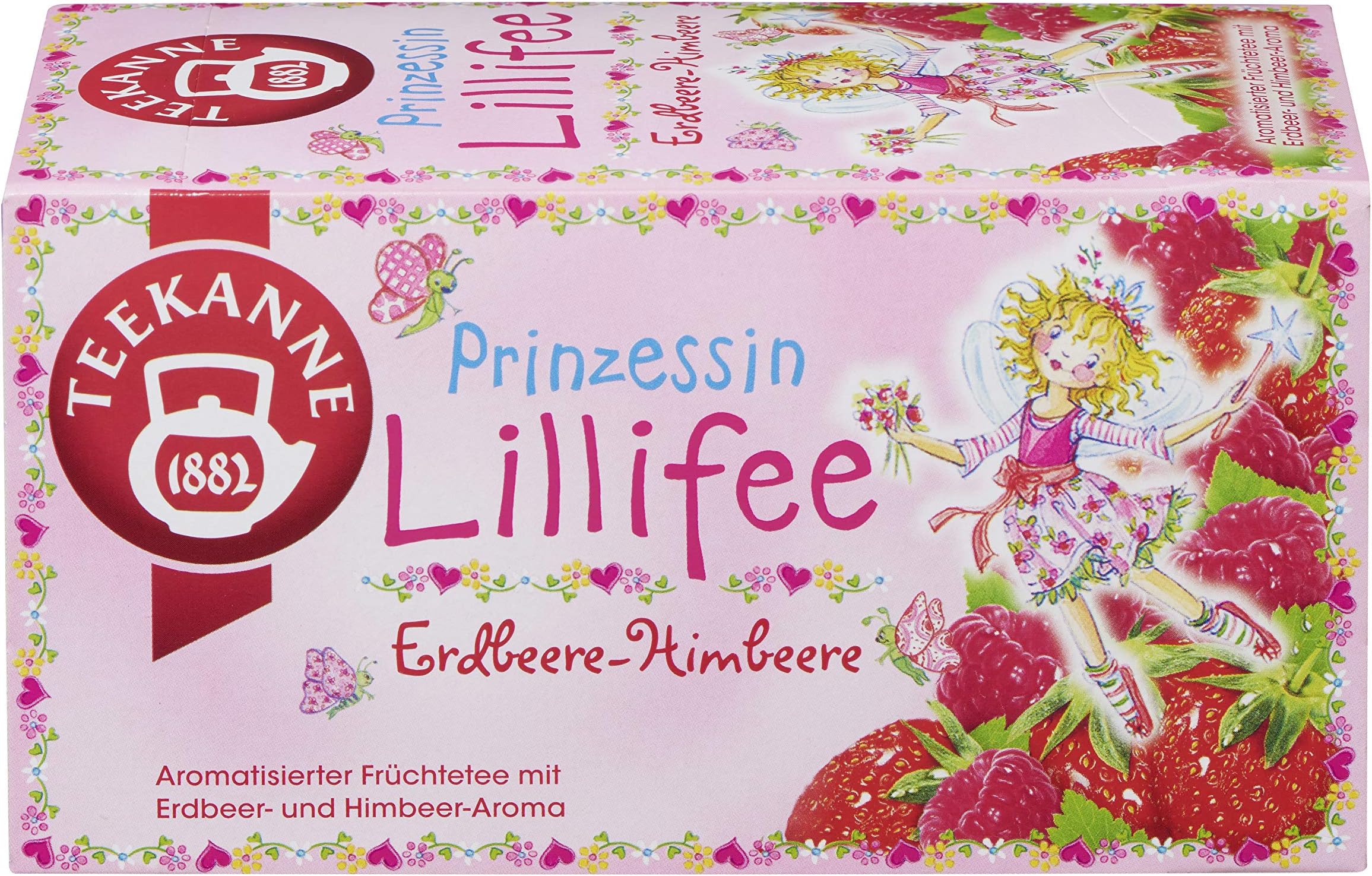 Teekanne Princess Lillifee Strawberry Raspberry Tea (3er Pack (3 x 20 Bags)