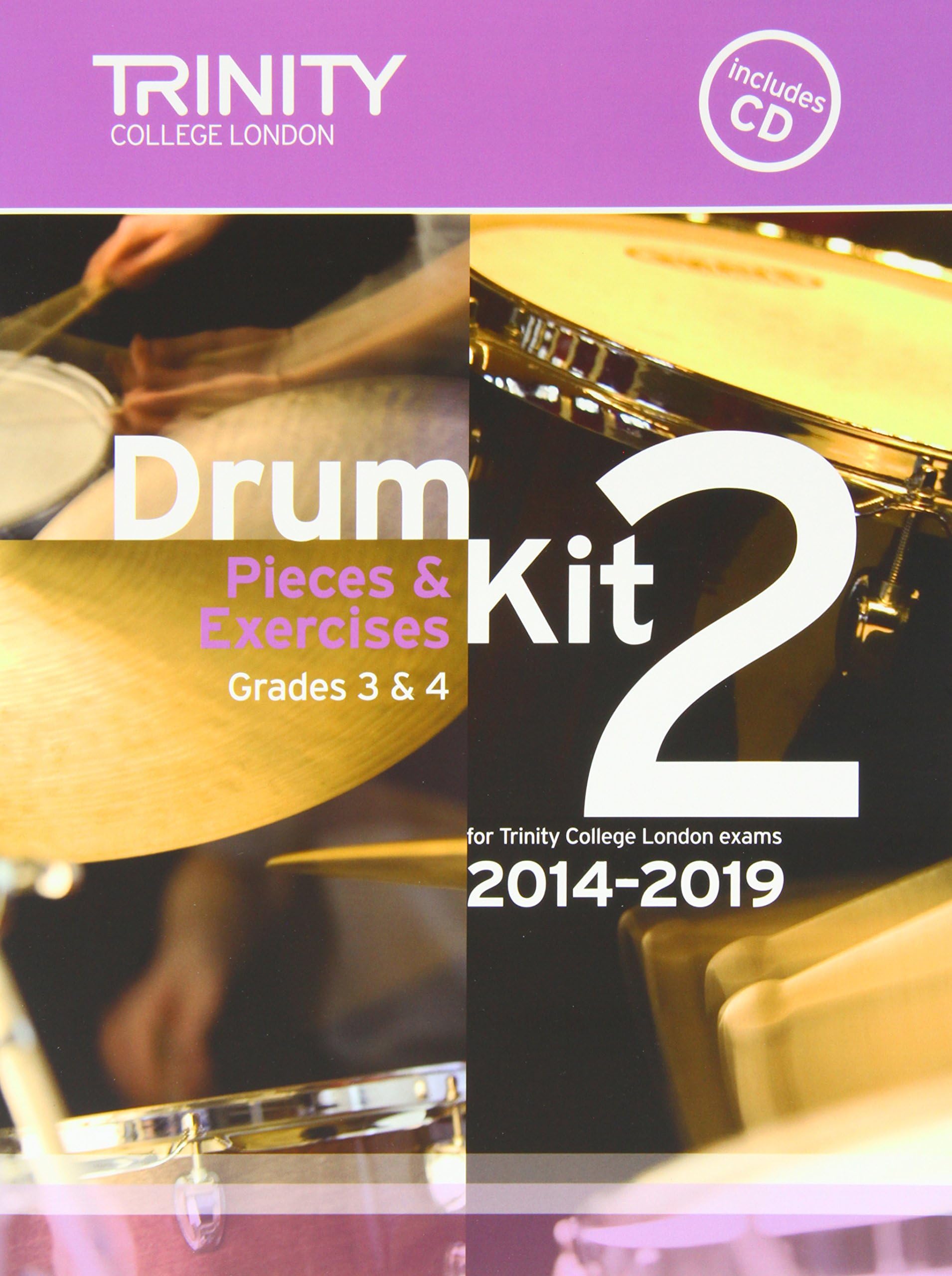 Trinity College London Drum Kit 2 Grades 3 - 4