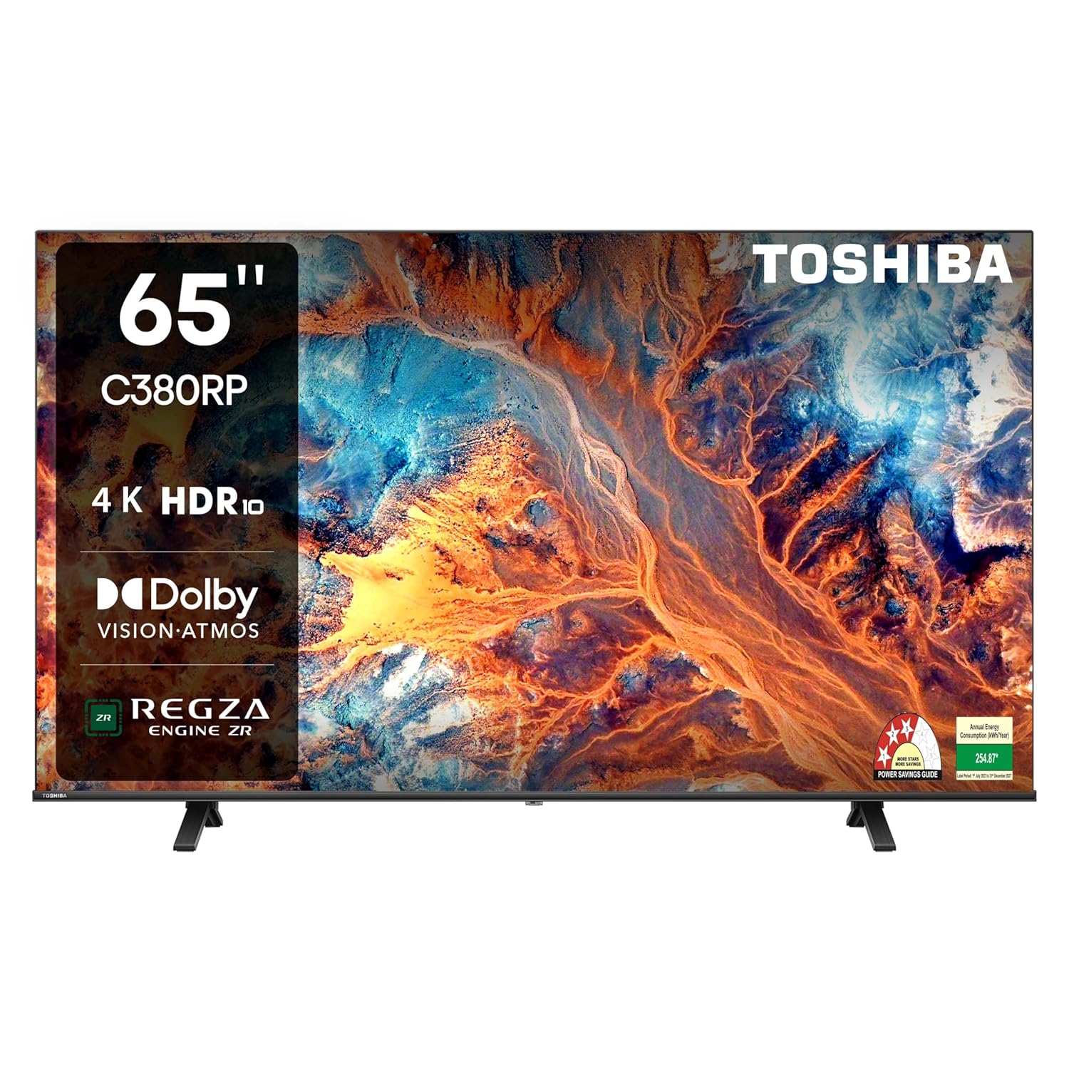 TOSHIBA 164 cm (65 inches) C380RP Series 4K Ultra HD Smart LED TV 65C380RP