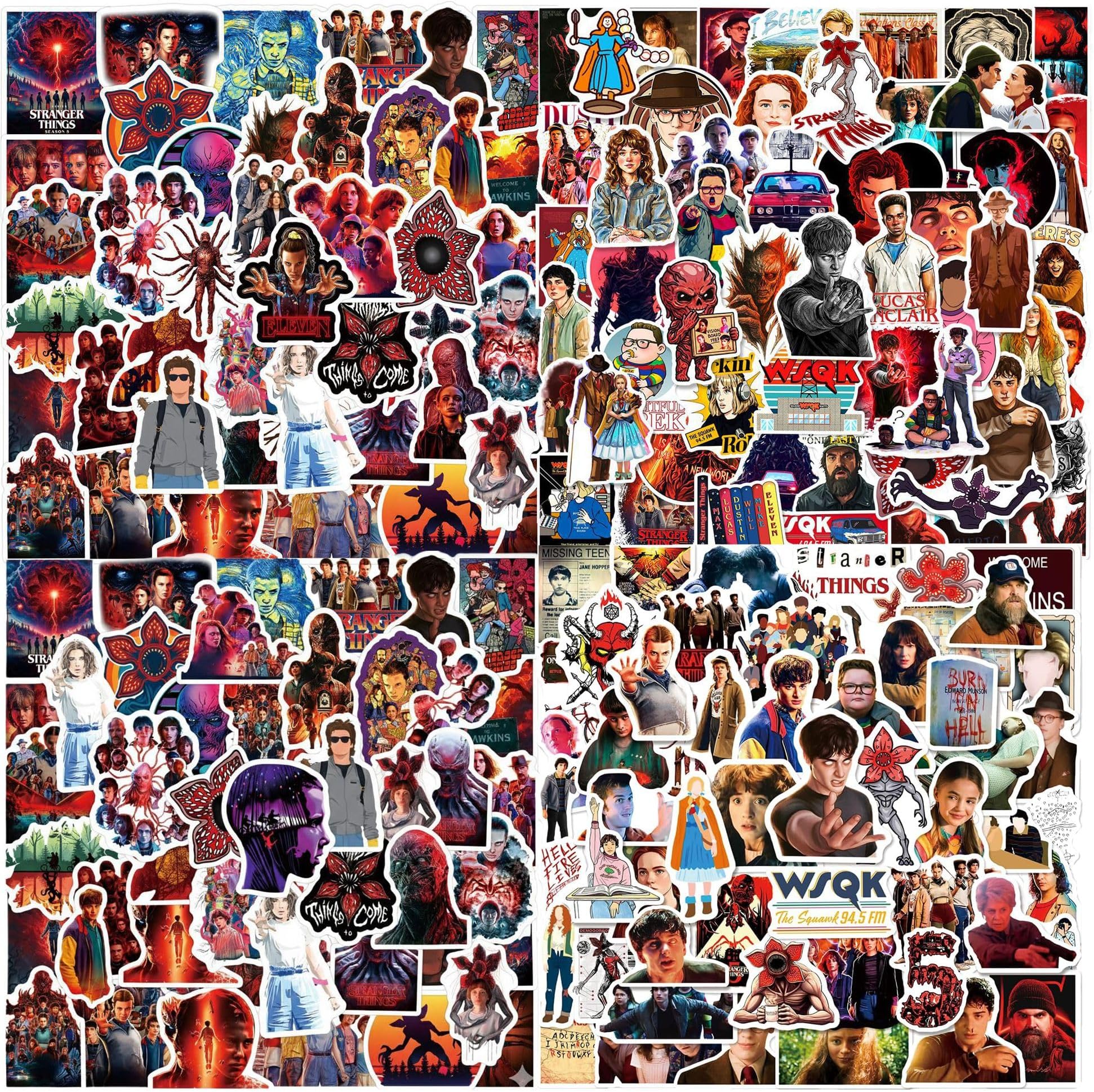 300Pack Stickers, Premium Vinyl Waterproof Decals for Laptop, Phone, Water Bottle, Journal - Collectible Art Stickers for Fans, Teens, Kids (Various New Designs)