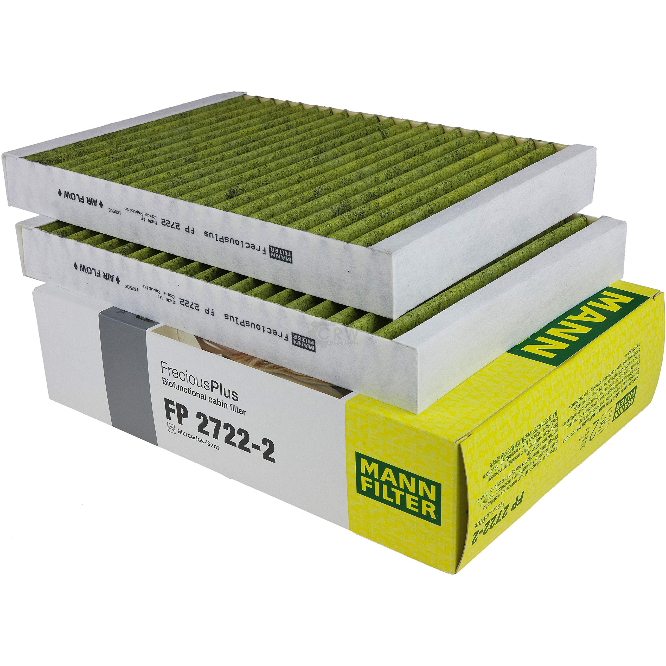 Paquete de inspección Kit de mantenimiento de filtros con filtro de aceite HU 926/5 y, filtro de aire C 26 009-2, filtro de combustible WK 820/1, filtro de habitáculo FP 2722-2, tornillo de