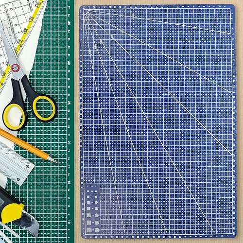 Miniatura 5 de Didiseaon Almohadilla de corte acolchado de doble cara A3 Material Pp 17.71x11.81 pulgadas Esteras de grabado para manualidades