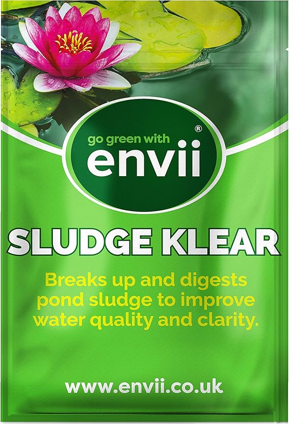 envii Sludge Klear Pond Sludge Remover Bacterial Sludge Control Treatment Tablets Digests