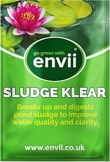 envii Sludge Klear – Pond Sludge Remover - Bacterial Sludge Control Treatment Tablets - Digests Organic Waste - Treats Up To 30,000 Litres
