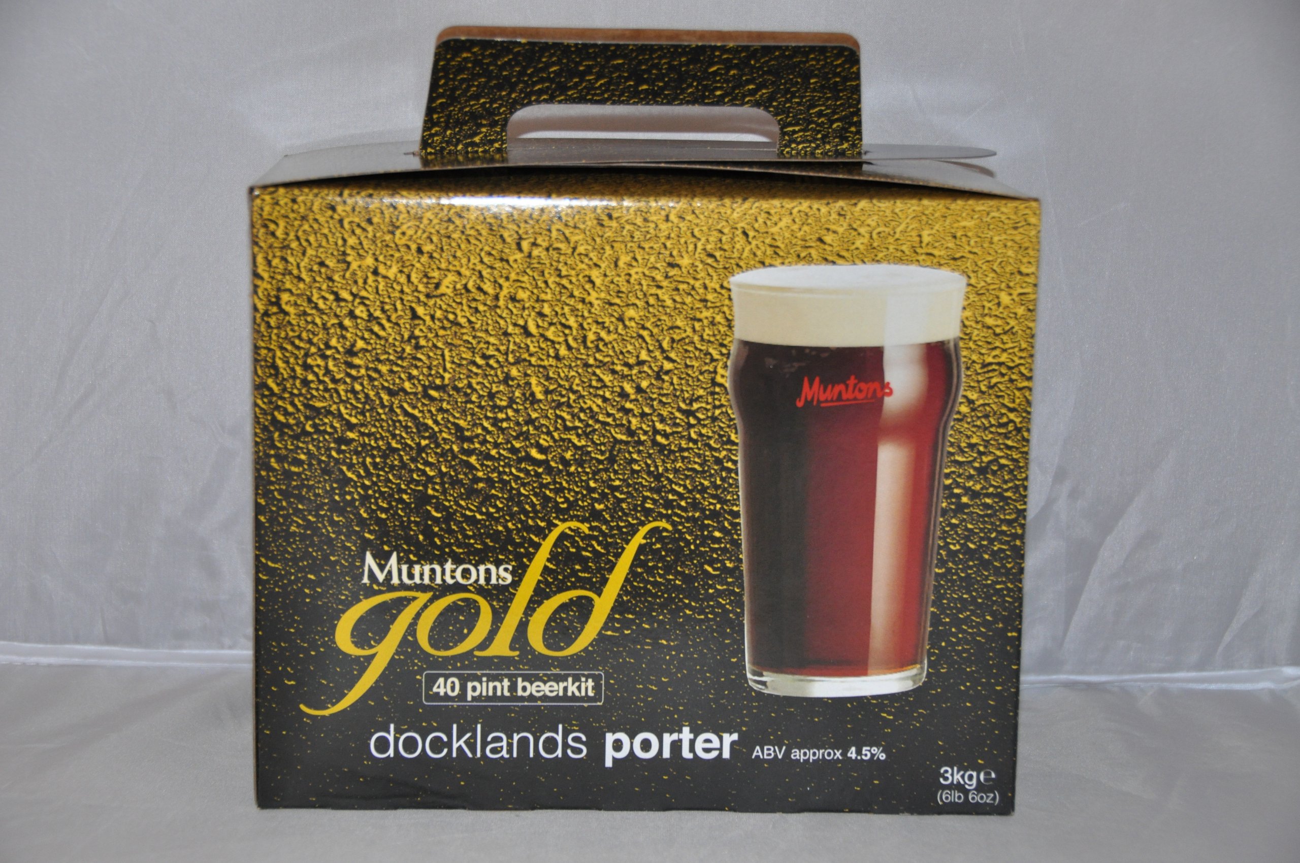 Muntons Gold Continental Docklands Porter Kit - Makes 40 Pints - Home Brew Beer Kit