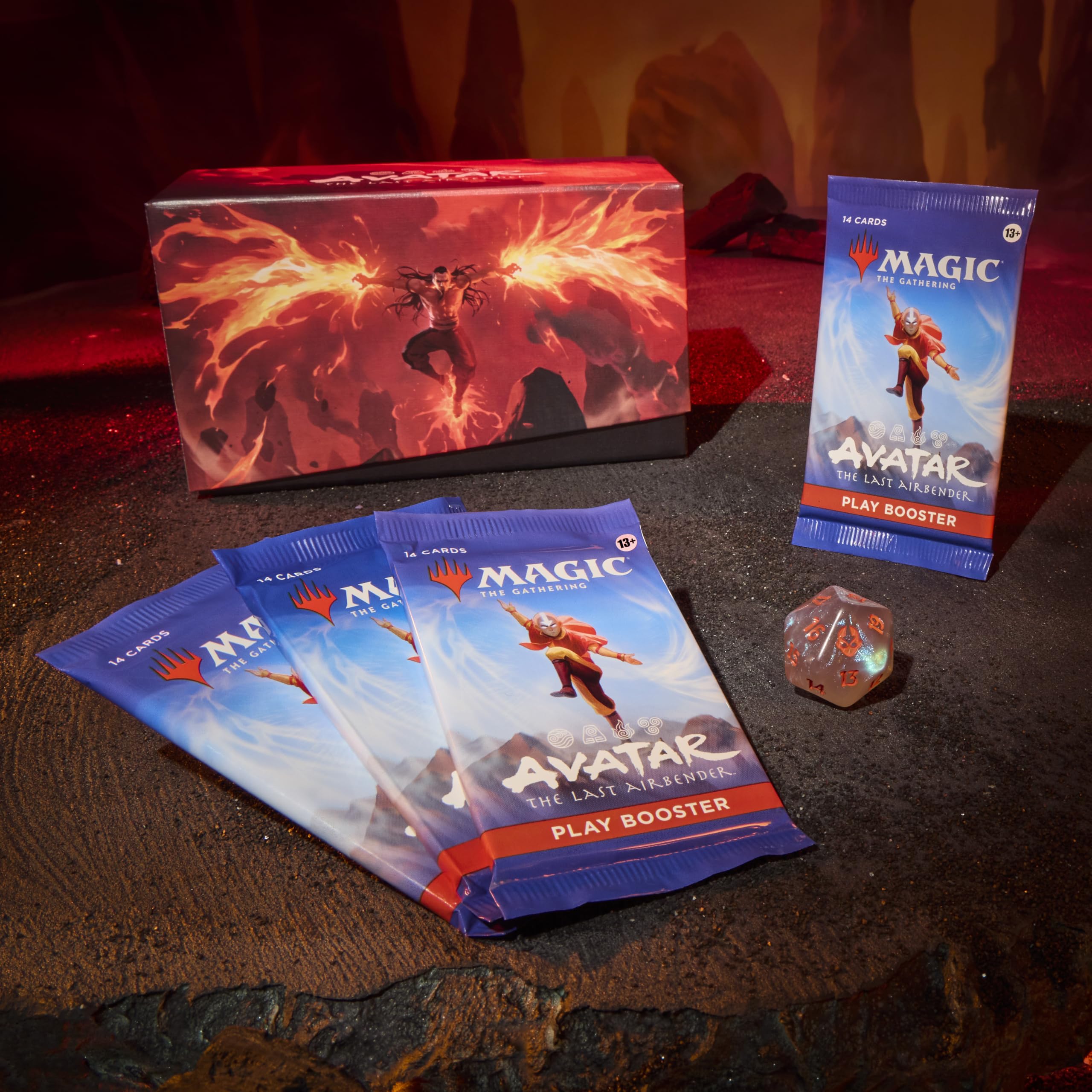 Magic: The Gathering | Avatar: The Last Airbender Bundle | Includes 9 Play Boosters, 30 Lands, 1 Foil Alt-Art Promo Card + Exclusive Accessories