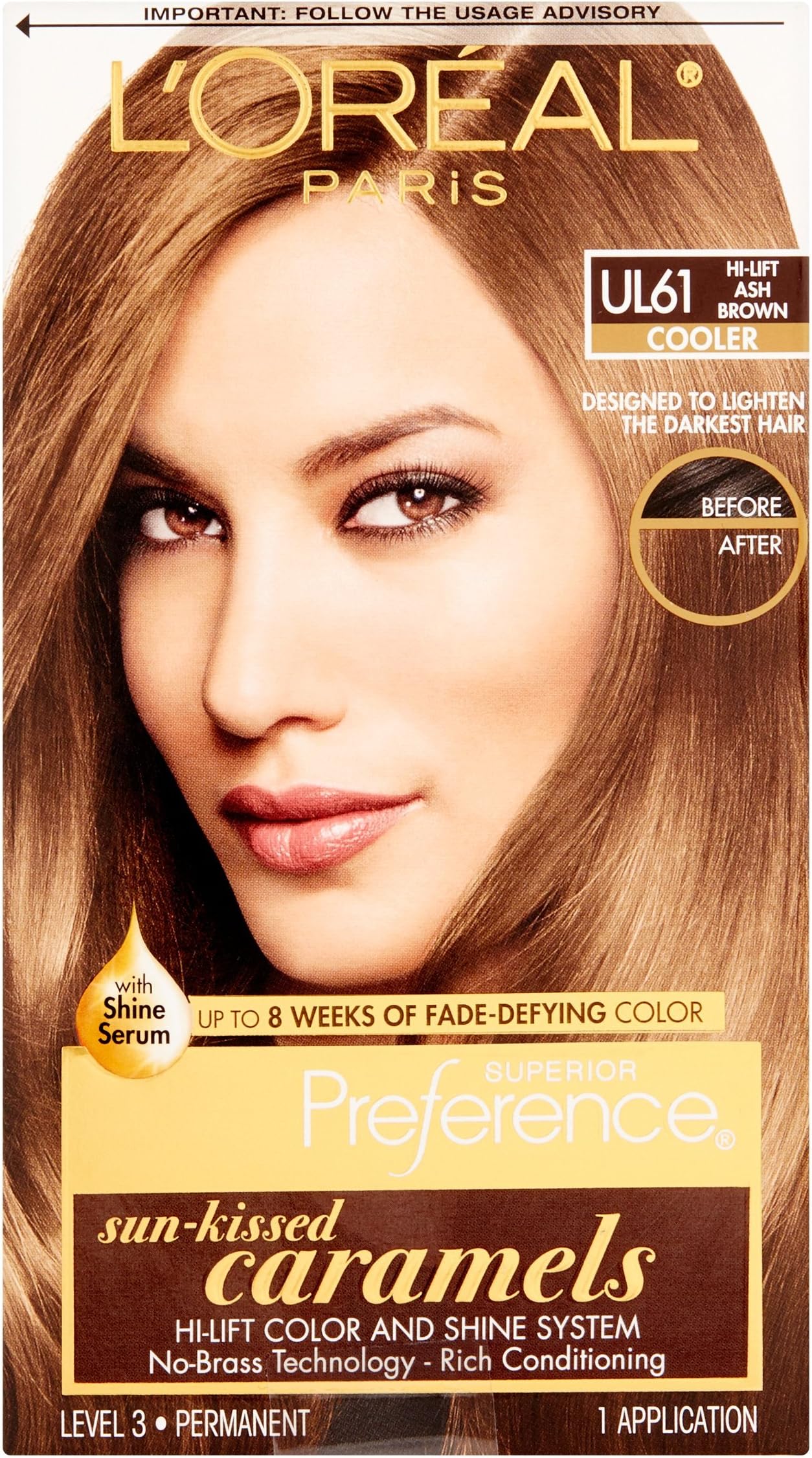 L'Oreal Superior Preference SunKissed Caramels, UL51 Hi
