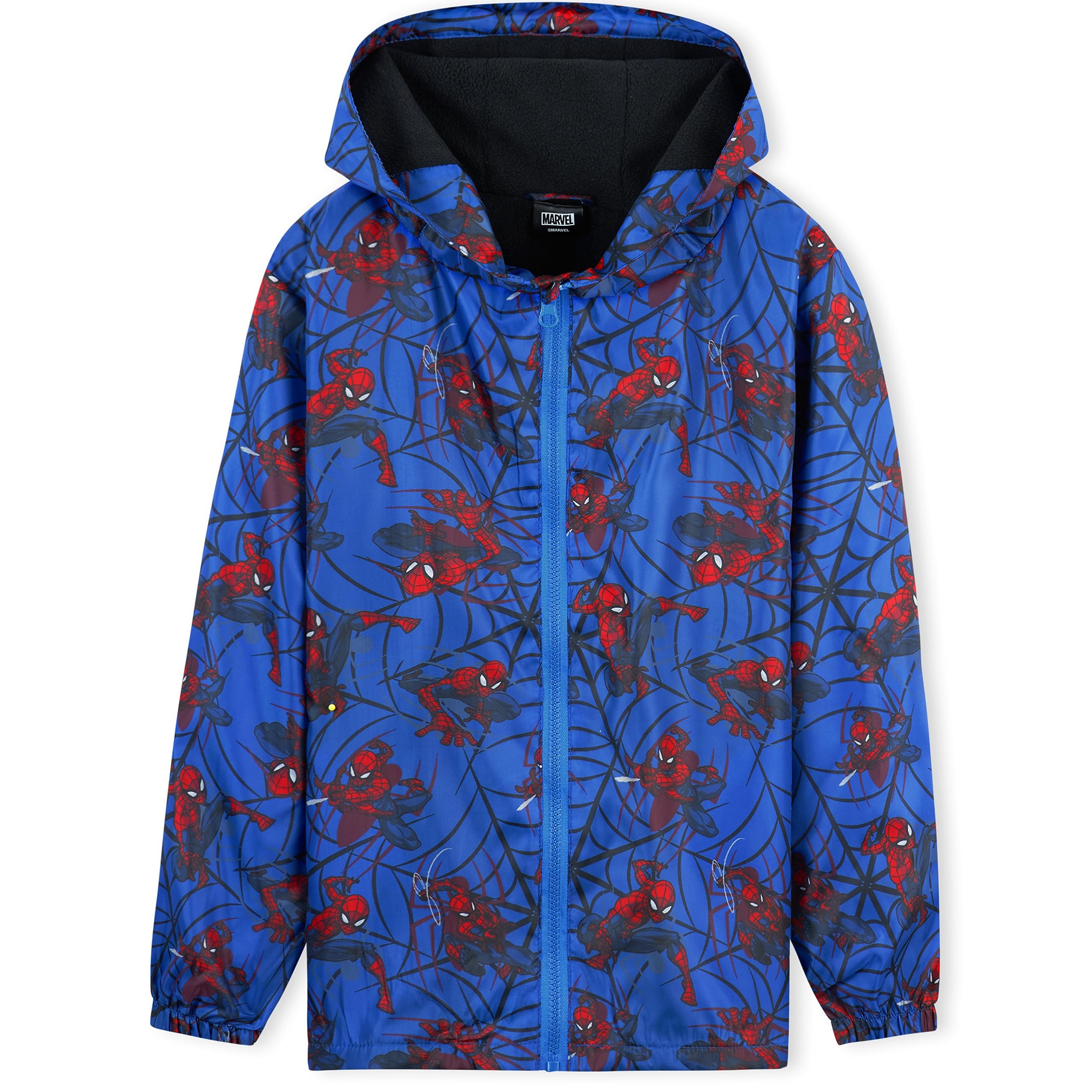 Marvel Regenjacke Kinder Wasserdicht - 100% Polyester Kinder Regenjacke Jungen - Bequeme Regenjacke Jungen
