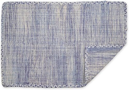 Vista 15 de DII CAMZ10414 - Tapete para interiores, tejido plano, de algodón, tejido a mano, reversible, para la recámara, sala, cocina Gris lattice