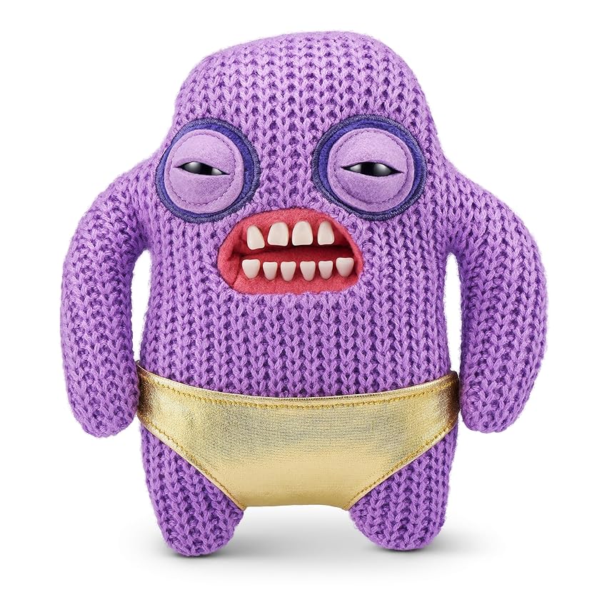 Fuggler Gold Fuggs di ZURU Funny Ugly Monster, peluche, da collezione, giocattolo (Mr Needles - Pants)