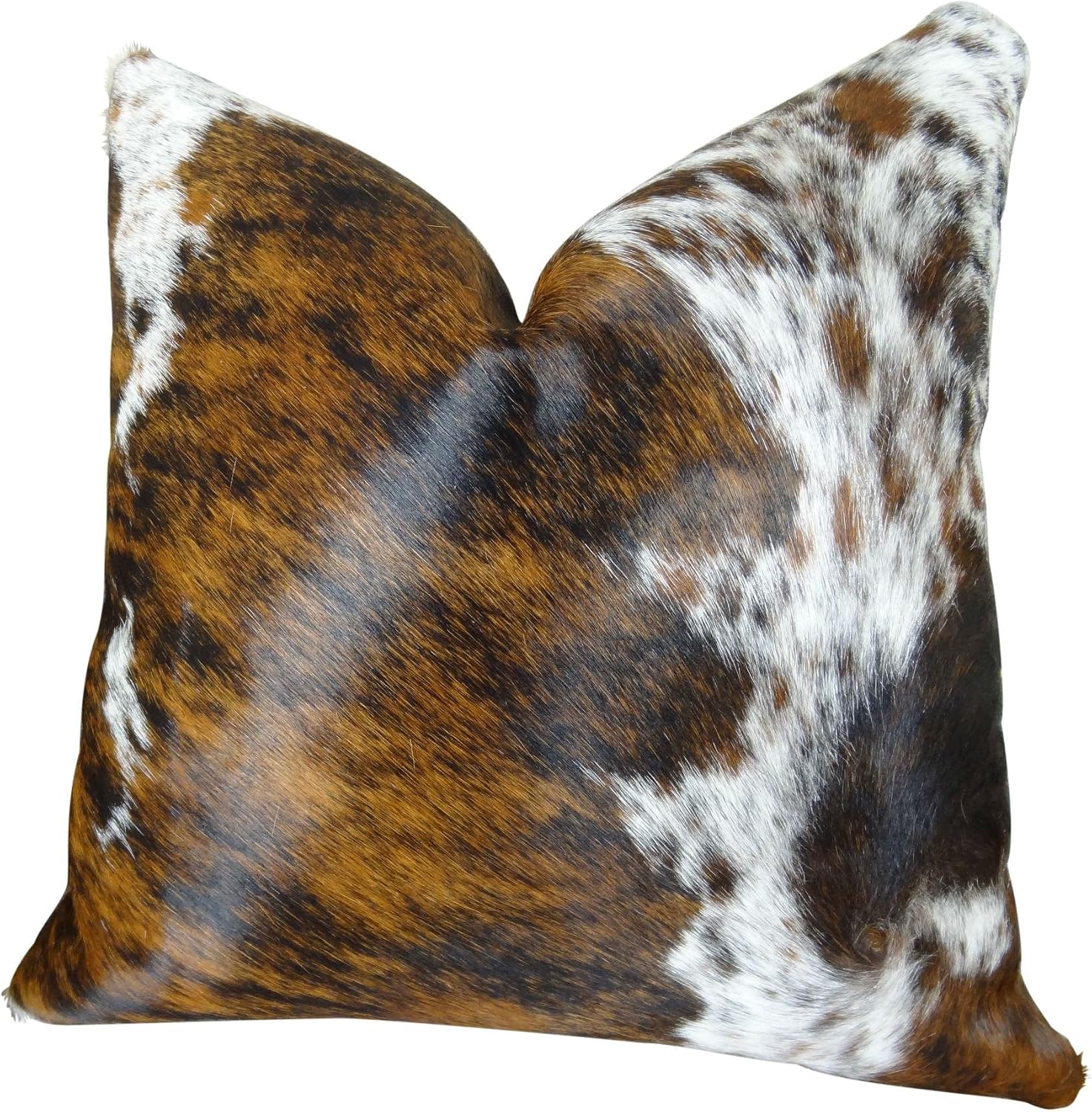 Amazon.com: Thomas Collection Decorative Cowhide Throw Pillow, Dark Tri