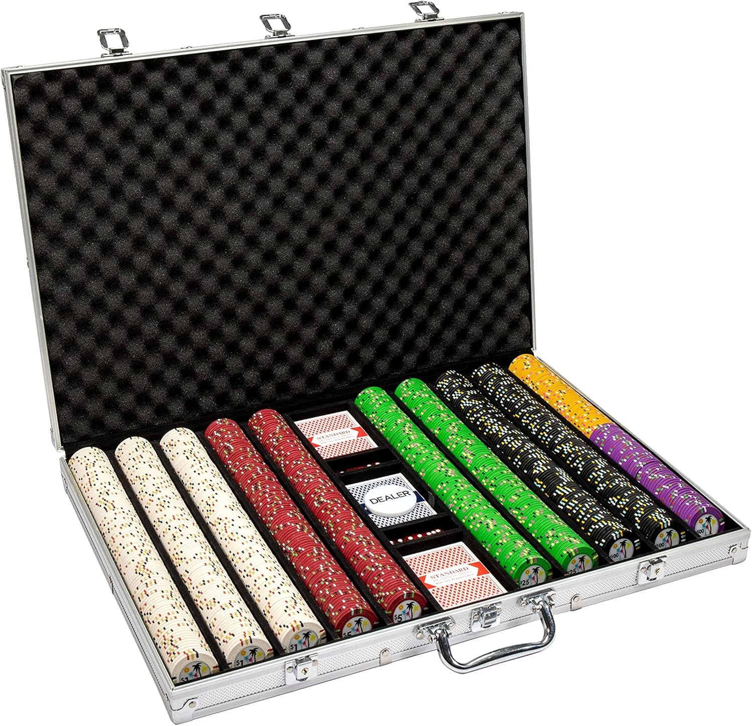 Set de fichas de poker Desert Heat 1000 piezas miniatura 1
