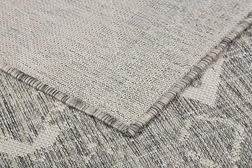 Miniatura 9 de Adiva Rugs - Alfombra para interior y exterior, tapete fácil de limpiar, resistente a la intemperie y las manchas, para comedor, patio, terraza,