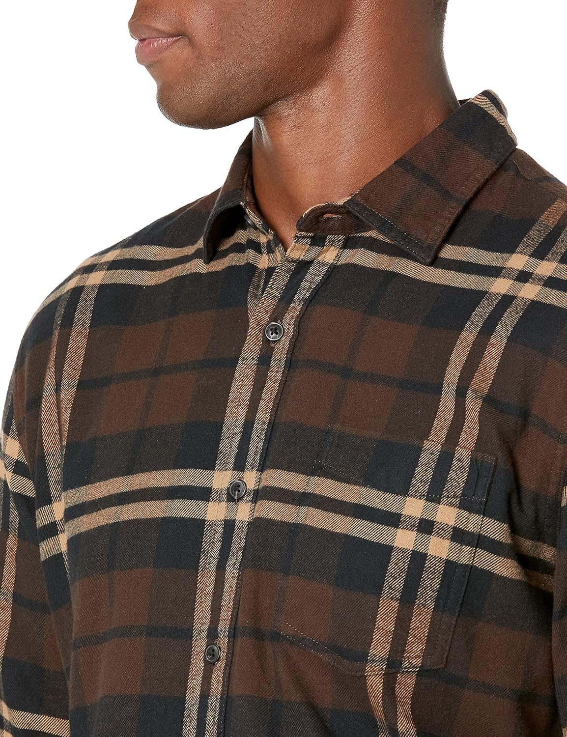 Amazon Essentials Mens Long-Sleeve Flannel Shirt (Available in Big & Tall) - Image 4