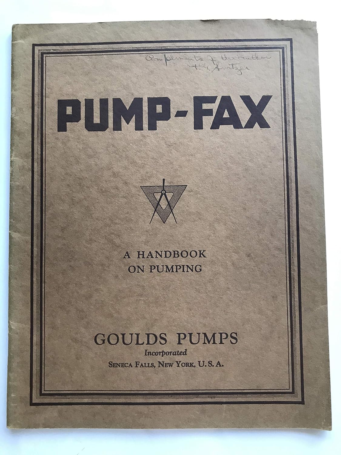 PumpFax Bulletin 400 A Handbook of Data and Information on the
