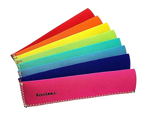 Koverz Kooleez Ice Pop Sleeves, Insulated Neoprene Sleeve for Freezer