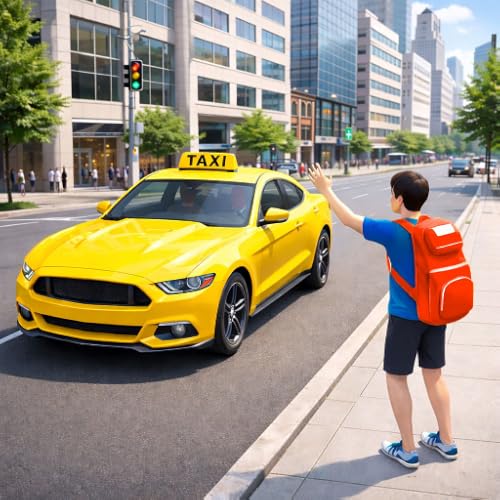 US Taxi Car Driving Simulator - Extreme City Traffic Taxi Driver Games 2026