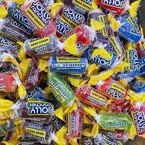 Miniatura 6 de Jolly Ranchers - Surtido de caramelos duros de 6 libras, los 5 sabores originales de cereza, frambuesa azul, manzana verde, sandía y uva envueltos